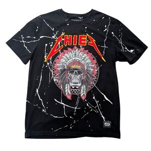 Eternity Chief Graphic Print Tee Unisex Medium Streetwear Skater Y2K Grunge